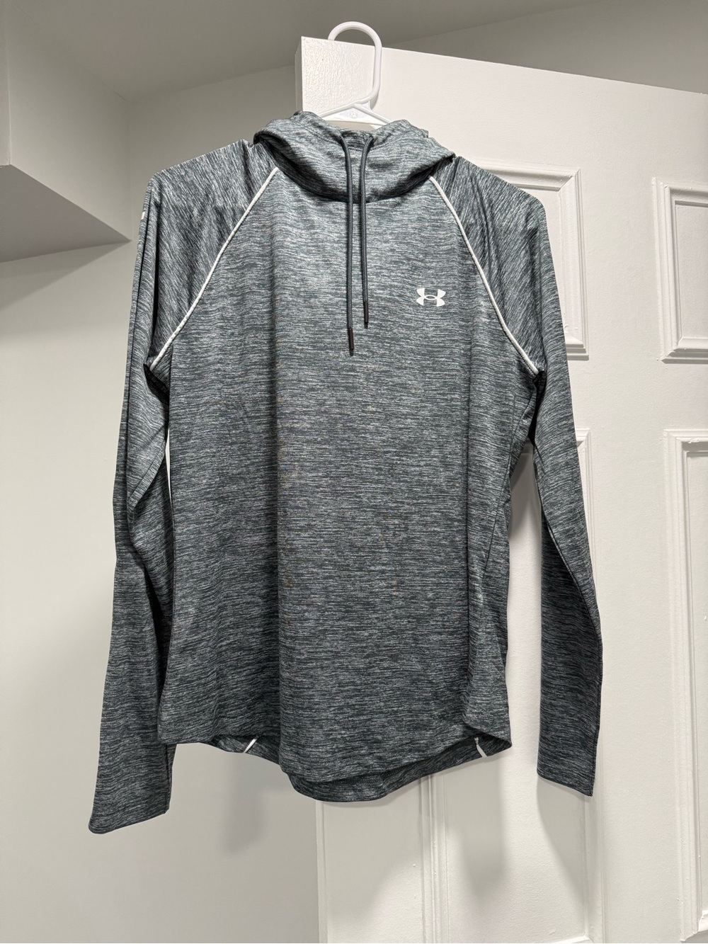 Women’s Under Armour Heathered Gray Performance Hoodie